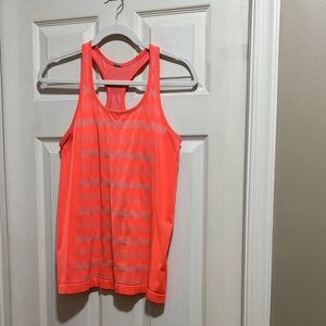 Buy 1 Get 3 Free! Women's Coral Striped Tank Top